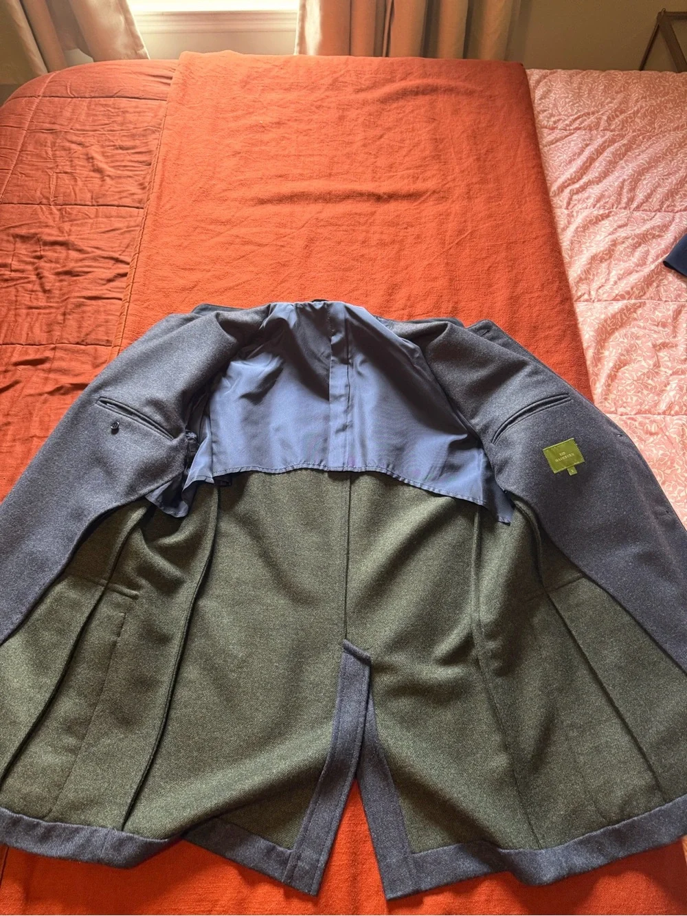 NWT Sid Mashburn Tyrolean Wool Jacket in Navy, Men’s Size Small